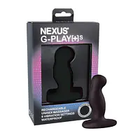 Вібромасажер простати Nexus G-Play Plus S Black, макс. діаметр 2,3 см, перезаряджуваний - Master