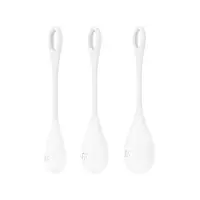 Набір йоні намистин Satisfyer Yoni Power 1 White, діаметр 2-2,5-3см, вага 22-46-74гр - Master