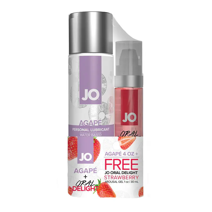 Комплект JO GWP — Agape 120 ml&Oral Delight— Strawberry 30 мл - Master
