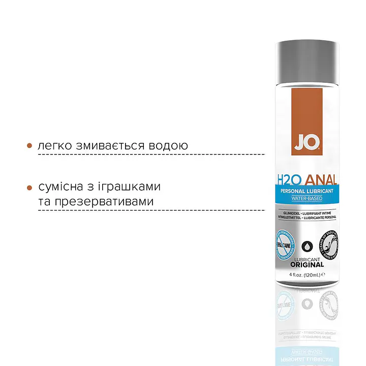 Комплект JO GWP — ANAL H2O Lubricant 120 мл + Misting Toy Cleaner 120 мл - Master
