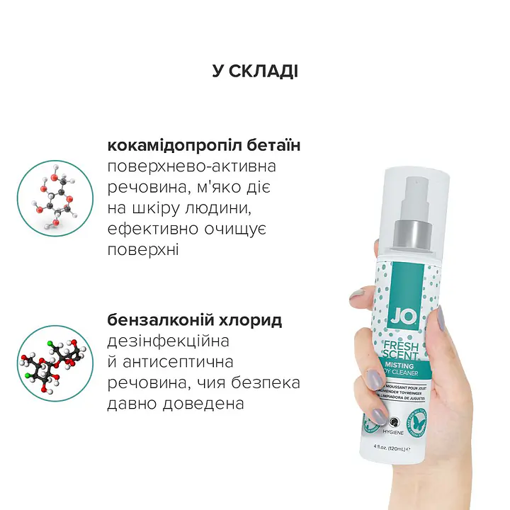 Комплект JO GWP — ANAL H2O Lubricant 120 мл + Misting Toy Cleaner 120 мл - Master
