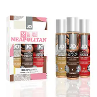 Набір JO Tri-Me Triple Pack — Neapolitan (3×30 мл) три різні смаки оральних змазок - Master