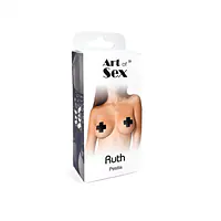 Сексуальні наклейки на груди Art of Sex – Ruth. Чорний - Master