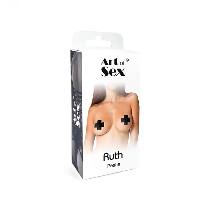 Сексуальні наклейки на груди Art of Sex – Ruth. Чорний - Master