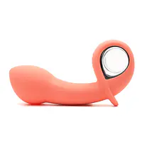 Анальний вібратор KISTOY Klein Orange з кінчиком, що надувається, unisex, діаметр 35-50мм - Master