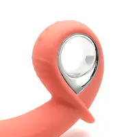 Анальний вібратор KISTOY Klein Orange з кінчиком, що надувається, unisex, діаметр 35-50мм - Master