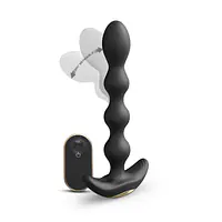 Анальний вібратор-намисто Dorcel FLEXI BALLS, гнучкий стовбур, пульт ДК - Master