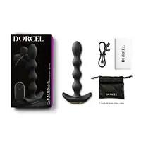 Анальний вібратор-намисто Dorcel FLEXI BALLS, гнучкий стовбур, пульт ДК - Master