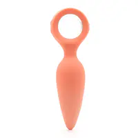 Анальна вібропробка KISTOY Orville Orange, діаметр 3 см - Master