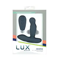 Масажер простати з ротацією та вібрацією Lux Active Revolve, пульт ДК - Master