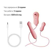 Набір 3в1 Zalo – UNICORN Set Pink, віброяйце, пульсатор, вакуумний стимулятор - Master