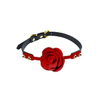 Розкішний кляп у вигляді троянди Zalo - Rose Ball Gag, подвійне використання - Master