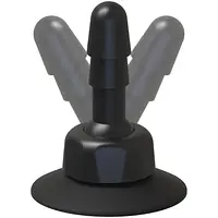 Набір для страпона Doc Johnson Vac-U-Lock VIBRATING Dual Density ULTRASKYN Set: діаметр 3×3,8 см - Master