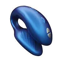 Смарт-вібратор для пар We-Vibe Chorus Cosmic Blue, сенсорне керування вібраціями стисненням пульта - Master