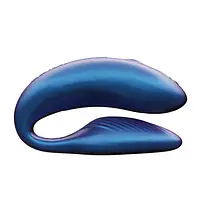 Смарт-вібратор для пар We-Vibe Chorus Cosmic Blue, сенсорне керування вібраціями стисненням пульта - Master