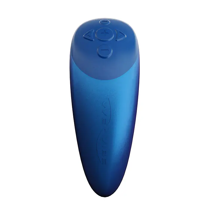 Смарт-вібратор для пар We-Vibe Chorus Cosmic Blue, сенсорне керування вібраціями стисненням пульта - Master
