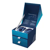 Смарт-вібратор для пар We-Vibe Chorus Cosmic Blue, сенсорне керування вібраціями стисненням пульта - Master