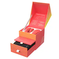 Смарт-вібратор для пар We-Vibe Chorus Crave Coral, сенсорне керування вібраціями стисненням пульта - Master