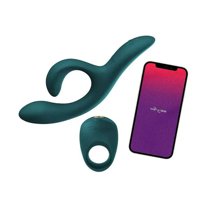 Подарунковий набір для пар We-Vibe Date Night Set: вібратор-кролик Nova 2, ерекційне кільце Pivot - Master