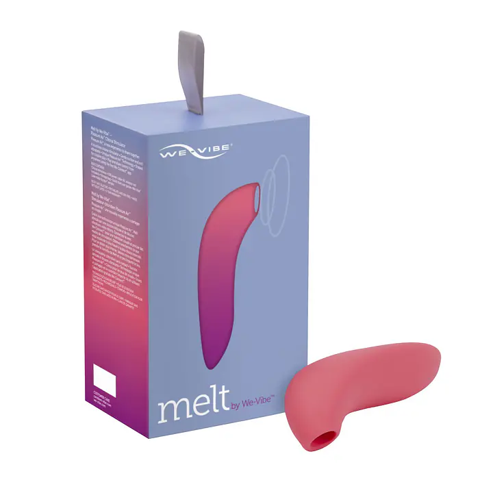 Вакуумний смарт-стимулятор для пар Melt by We-Vibe Coral, зручно поєднувати з проникним сексом - Master