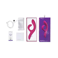 Смарт вібратор-кролик We-Vibe Nova Fuchsia, ергономічний, регульований кут нахилу стовбура - Master