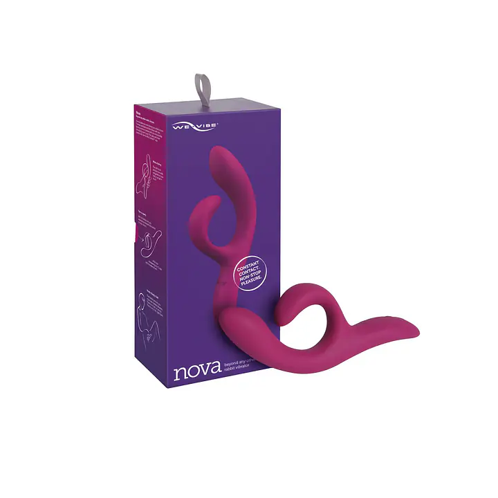 Смарт вібратор-кролик We-Vibe Nova Fuchsia, ергономічний, регульований кут нахилу стовбура - Master