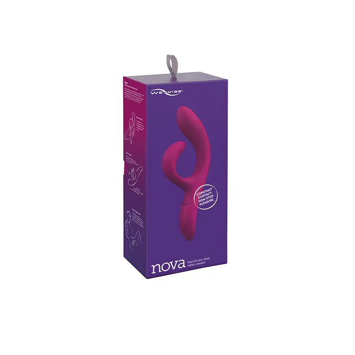 Смарт вібратор-кролик We-Vibe Nova Fuchsia, ергономічний, регульований кут нахилу стовбура - Master