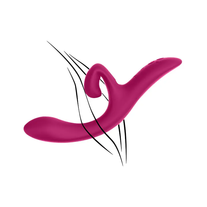 Смарт вібратор-кролик We-Vibe Nova Fuchsia, ергономічний, регульований кут нахилу стовбура - Master