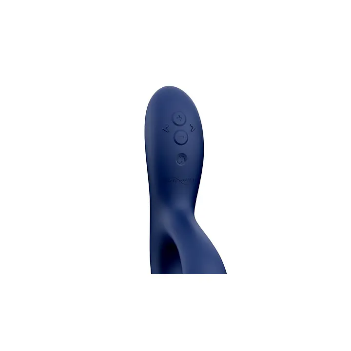 Смарт вібратор-кролик We-Vibe Nova Midnight Blue, ергономічний, регульований кут нахилу стовбура - Master