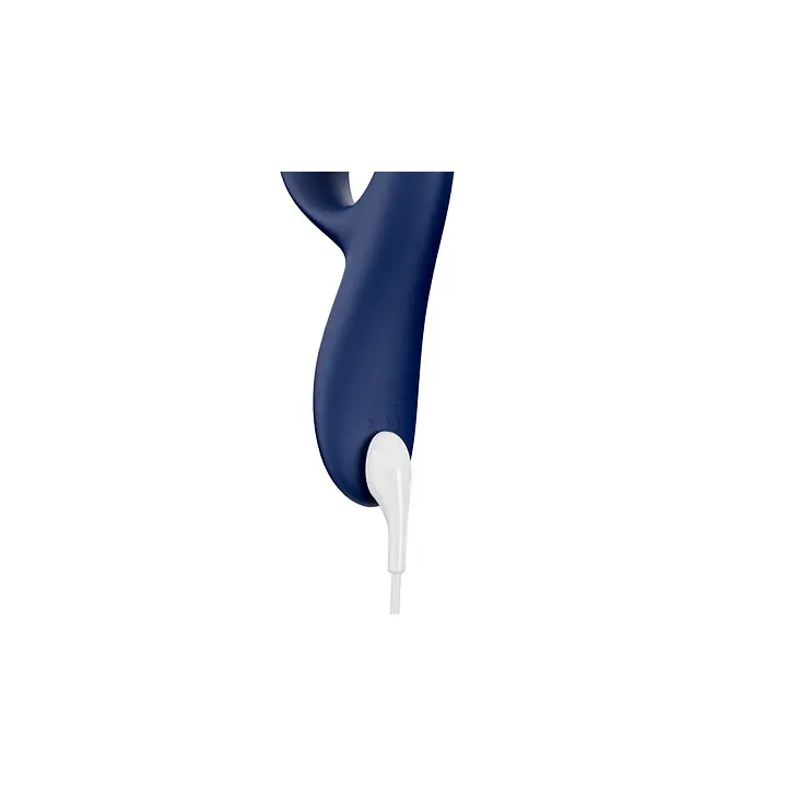 Смарт вібратор-кролик We-Vibe Nova Midnight Blue, ергономічний, регульований кут нахилу стовбура - Master