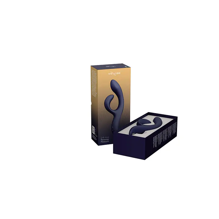 Смарт вібратор-кролик We-Vibe Nova Midnight Blue, ергономічний, регульований кут нахилу стовбура - Master