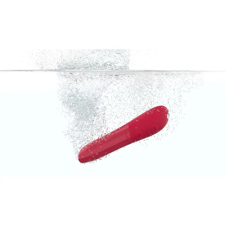 Потужна віброкуля Tango X Cherry Red by We-Vibe, 7 режимів вібрації, 8 рівнів інтенсивності - Master