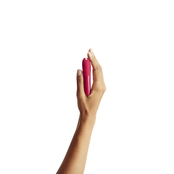 Потужна віброкуля Tango X Cherry Red by We-Vibe, 7 режимів вібрації, 8 рівнів інтенсивності - Master