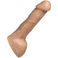 Фалоімітатор Doc Johnson - 7 Inch Perfect Erect Cock, велика головка, Vac-U-Lock - Master