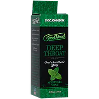 Спрей для мінету Doc Johnson GoodHead DeepThroat Spray - Mystical Mint 59 мл для глибокого мінету - Master