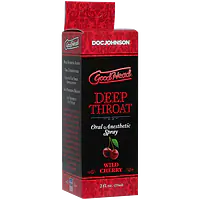 Спрей для мінету Doc Johnson GoodHead DeepThroat Spray - Wild Cherry 59 мл для глибокого мінету - Master