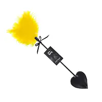 Лоскітка зі шльопалкою Піка Art of Sex – Puff Peak, жовта - Master