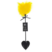 Лоскітка зі шльопалкою Піка Art of Sex – Puff Peak, жовта - Master