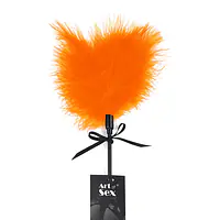 Лоскітка зі шльопалкою Піка Art of Sex – Puff Peak, помаранчева - Master
