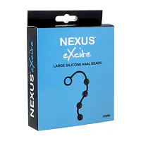Анальні кульки Nexus Excite Large Anal Beads, силікон, макс. діаметр 3 см - Master