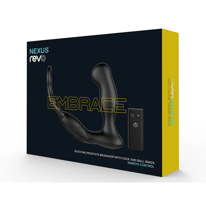 Масажер простати Nexus Revo Embrace з обертальною головкою та з ерекційним кільцем - Master