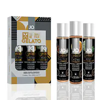 Набір JO Tri-Me Triple Pack — Gelato (3×30 мл) три різні смаки серії Джелато - Master