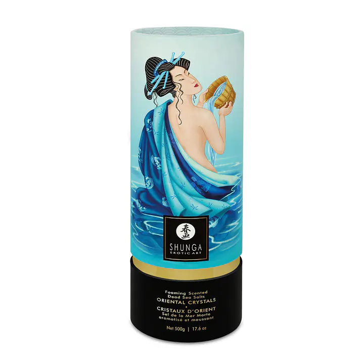 Пінлива сіль для ванни Shunga Dead Sea salt Oriental Crystals — Ocean Temptations (500 г) - Master