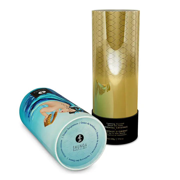 Пінлива сіль для ванни Shunga Dead Sea salt Oriental Crystals — Ocean Temptations (500 г) - Master