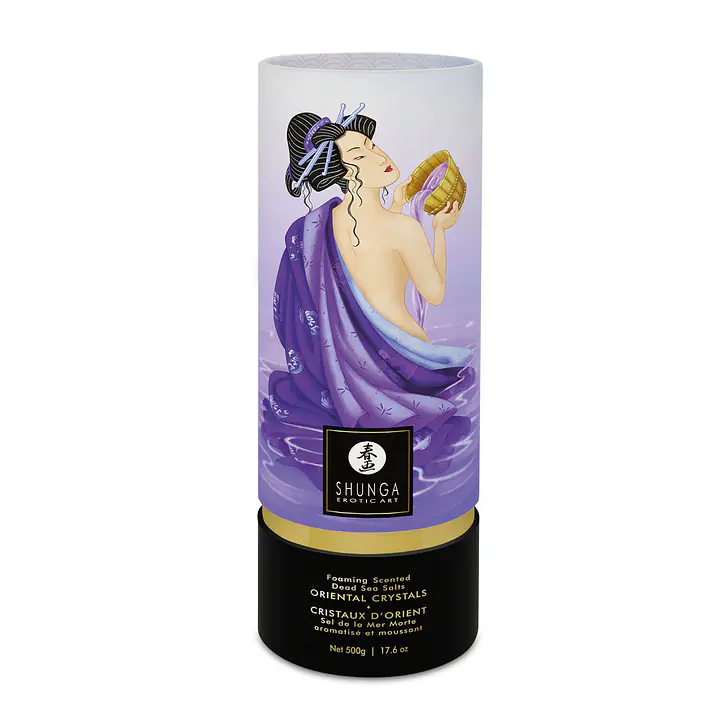 Пінлива сіль для ванни Shunga Dead Sea salt Oriental Crystals — Exotic Fruits (500 г) - Master