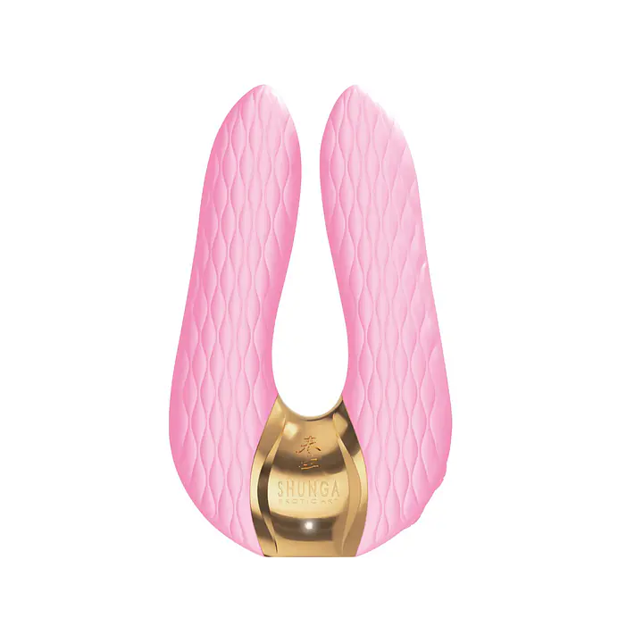 Вібратор для клітора Shunga Aiko Light Pink, гнучкі кінчики - Master