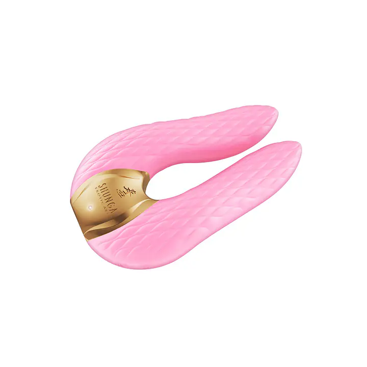Вібратор для клітора Shunga Aiko Light Pink, гнучкі кінчики - Master