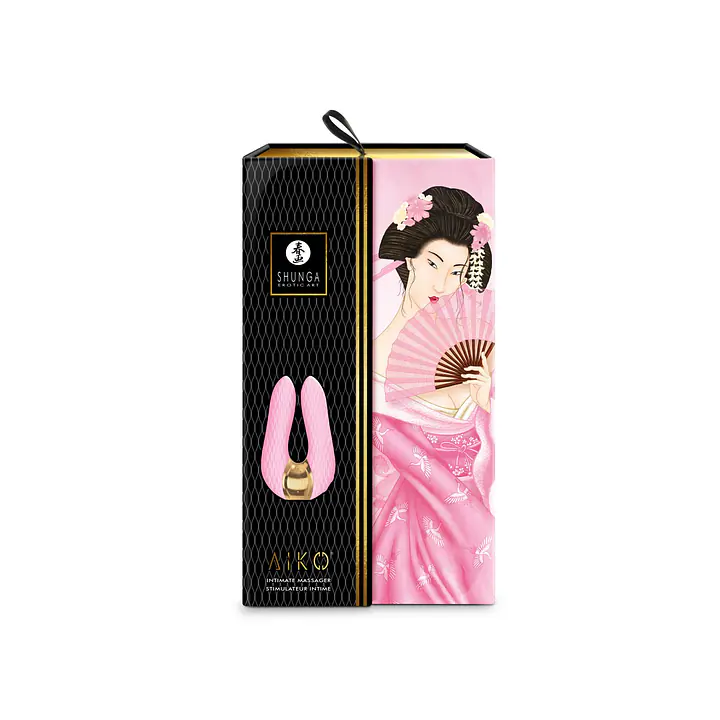 Вібратор для клітора Shunga Aiko Light Pink, гнучкі кінчики - Master