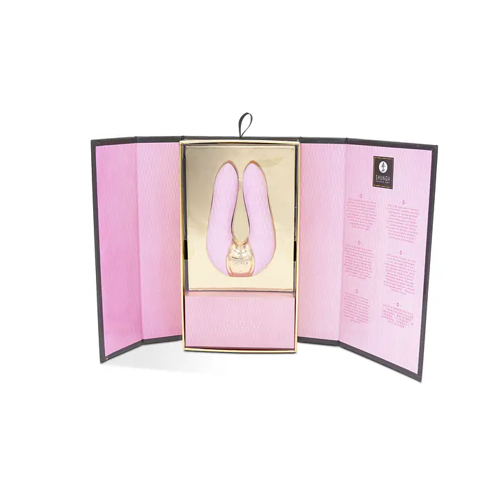 Вібратор для клітора Shunga Aiko Light Pink, гнучкі кінчики - Master