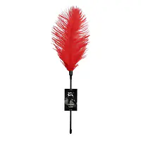 Лоскітка зі страусиним пером Art of Sex – Feather Tickler, червона - Master